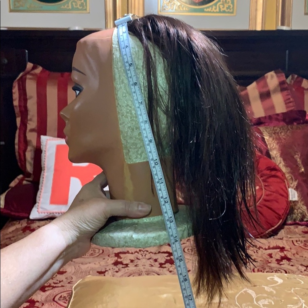 Long brown hair piece